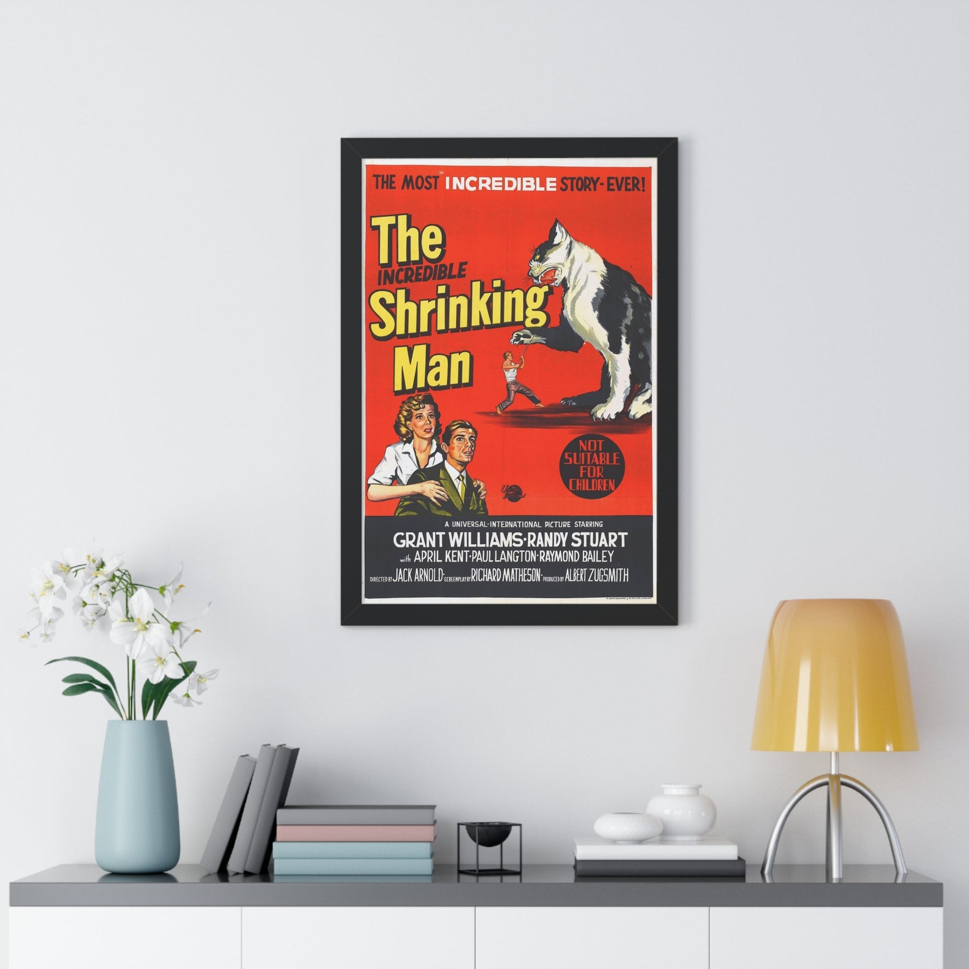 THE INCREDIBLE SHRINKING MAN (2) 1957 - Framed Movie Poster-The Sticker Space