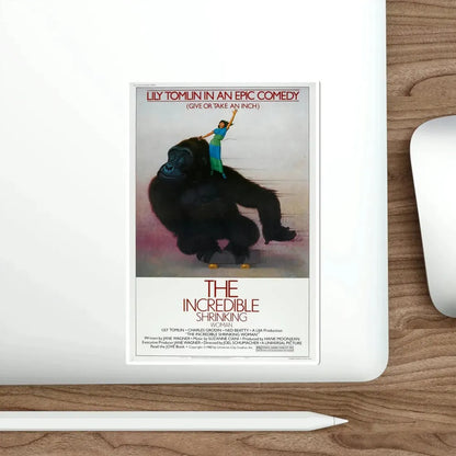 The Incredible Shrinking Woman 1981 Movie Poster STICKER Vinyl Die-Cut Decal - The Sticker Space