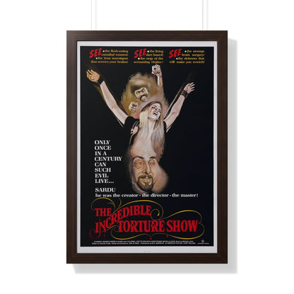 THE INCREDIBLE TORTURE SHOW (BLOODSUCKING FREAKS) 1976 - Framed Movie Poster-20" x 30"-The Sticker Space