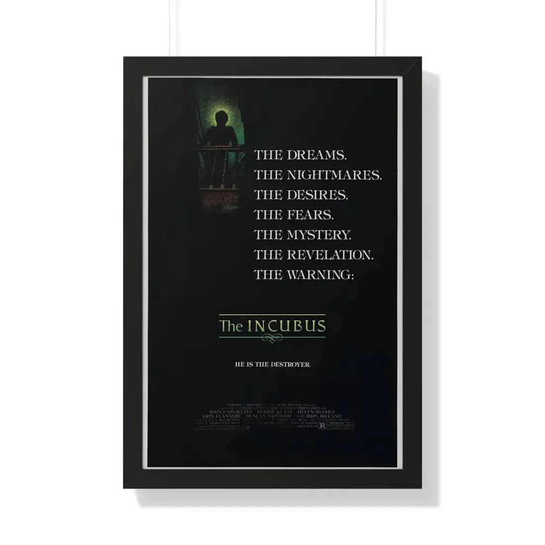 THE INCUBUS 1982 - Framed Movie Poster 20" x 30" Black - The Sticker Space