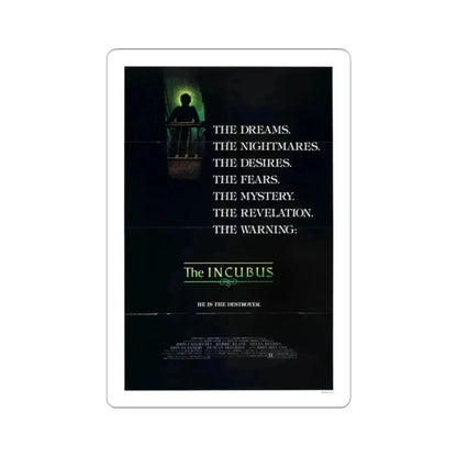 The Incubus 1982 Movie Poster - STICKER Vinyl Kiss-Cut Decal 2 Inch White - The Sticker Space