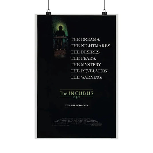 THE INCUBUS 1982 - Paper Movie Poster 12″ x 18″ Matte - The Sticker Space