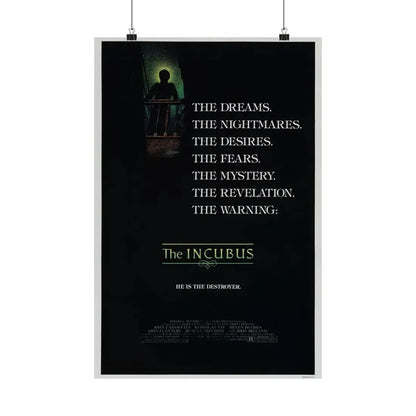 THE INCUBUS 1982 - Paper Movie Poster 16″ x 24″ Matte - The Sticker Space