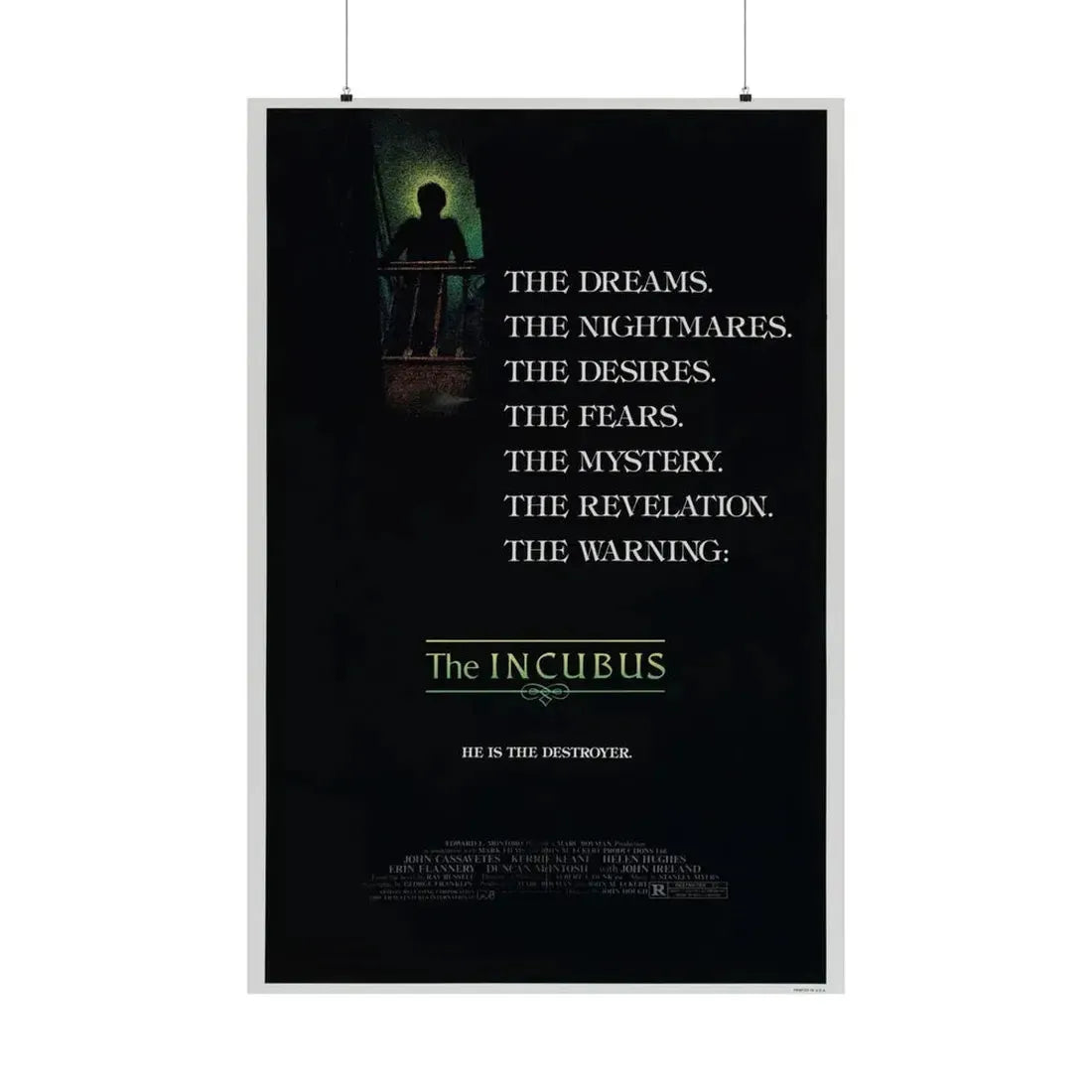 THE INCUBUS 1982 - Paper Movie Poster 36" x 54" Matte - The Sticker Space