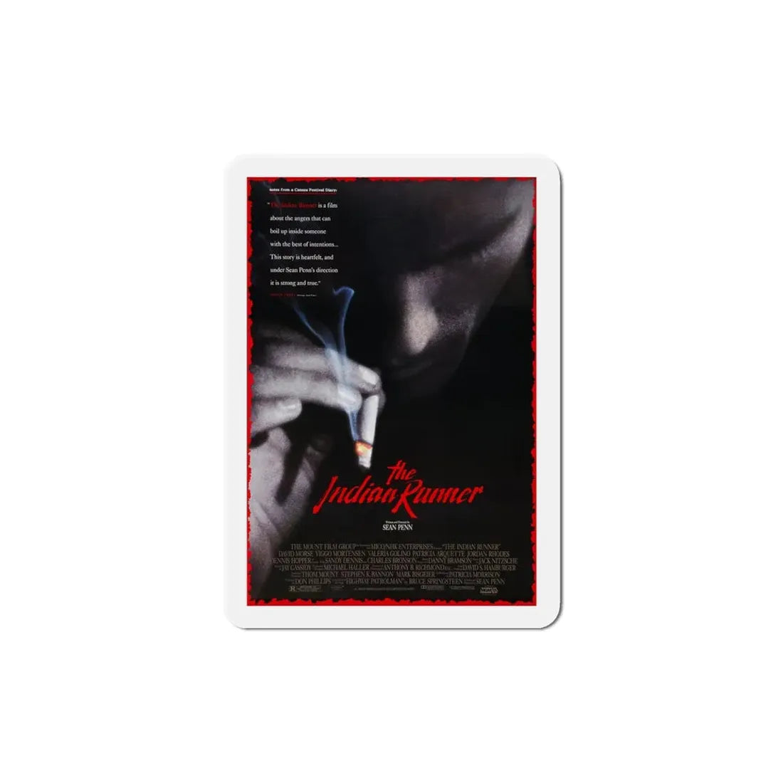 The Indian Runner 1991 Movie Poster Refrigerator Magnet 5 Inch - The Sticker Space