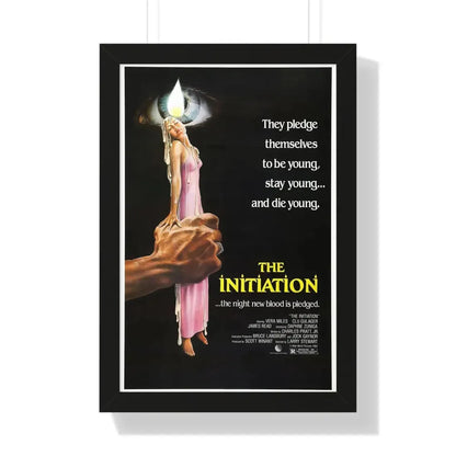 THE INITIATION 1984 - Framed Movie Poster 16″ x 24″ Black - The Sticker Space