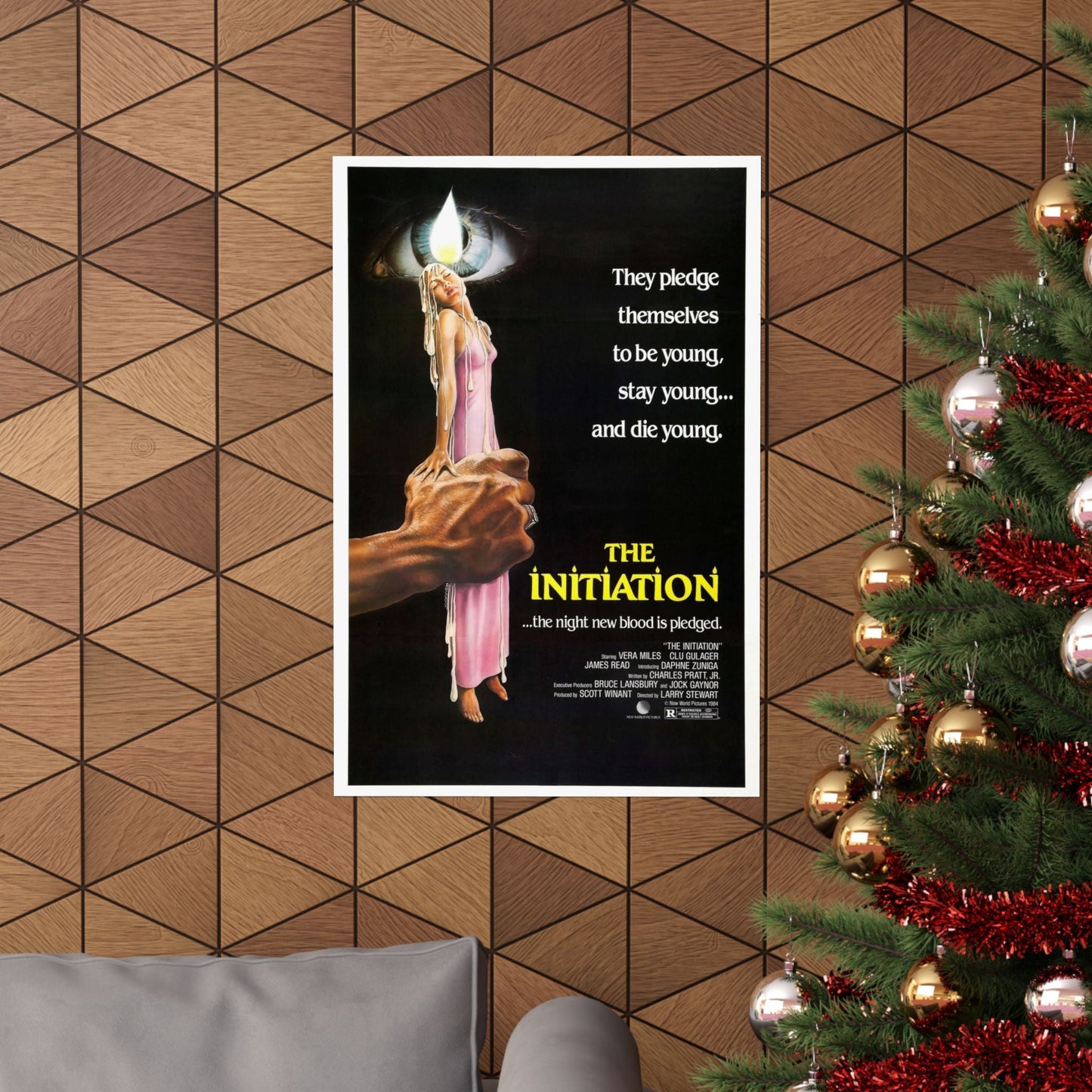 THE INITIATION 1984 - Paper Movie Poster-The Sticker Space