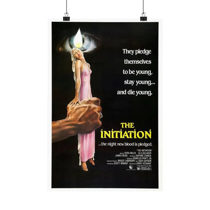 THE INITIATION 1984 - Paper Movie Poster 12″ x 18″ Matte - The Sticker Space