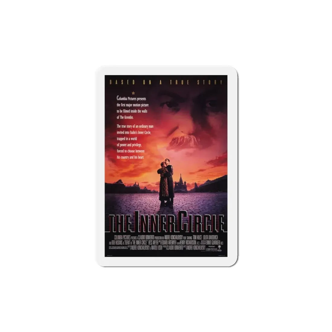 The Inner Circle 1991 Movie Poster Refrigerator Magnet 5 Inch - The Sticker Space