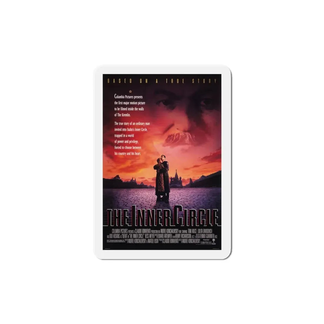 The Inner Circle 1991 Movie Poster Refrigerator Magnet 6 Inch - The Sticker Space