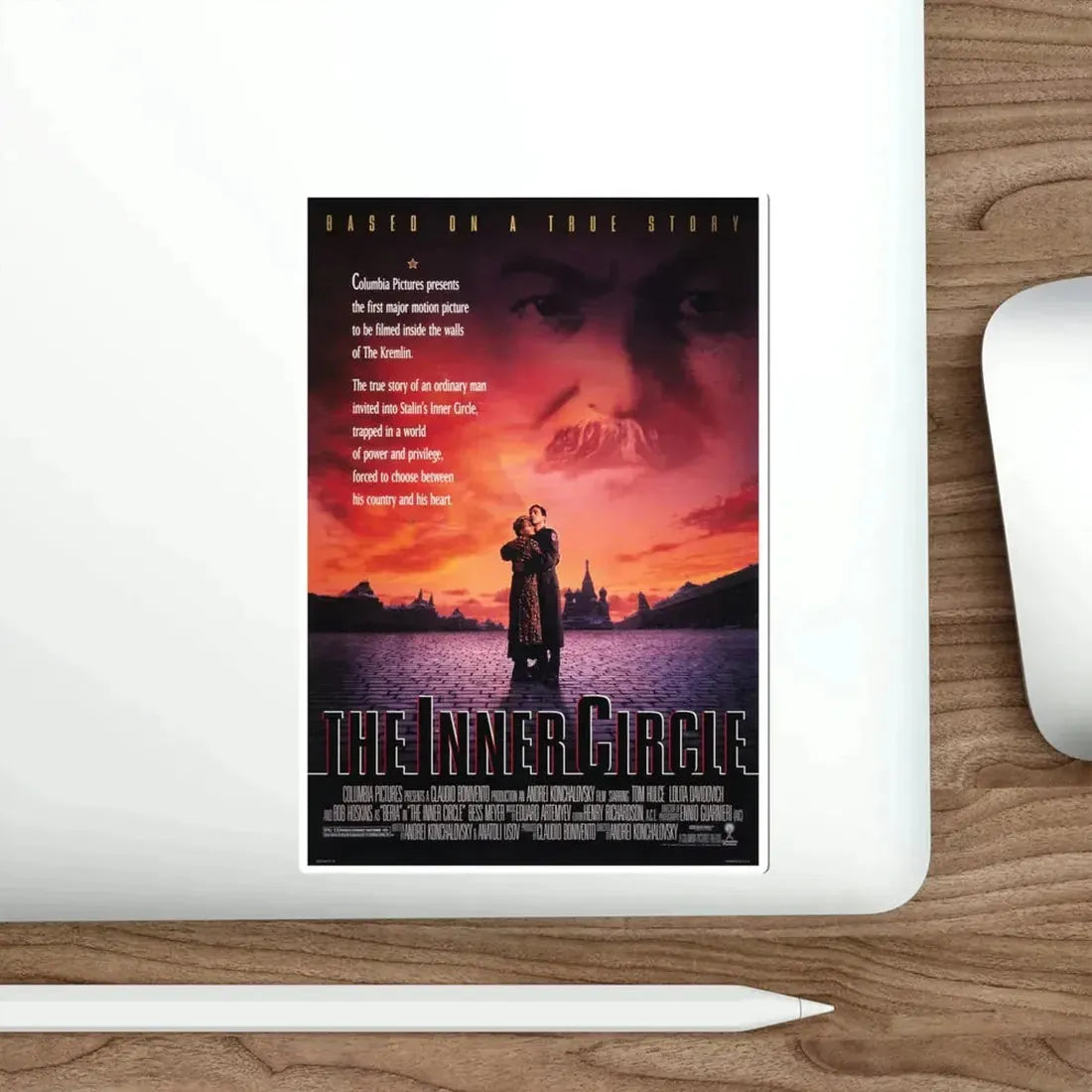 The Inner Circle 1991 Movie Poster STICKER Vinyl Die-Cut Decal - The Sticker Space