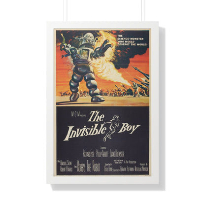 THE INVISIBLE BOY 1957 - Framed Movie Poster-20" x 30"-The Sticker Space