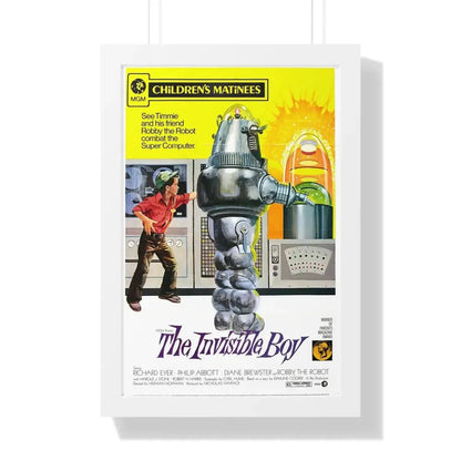 THE INVISIBLE BOY (2) 1957 - Framed Movie Poster 16″ x 24″ White - The Sticker Space
