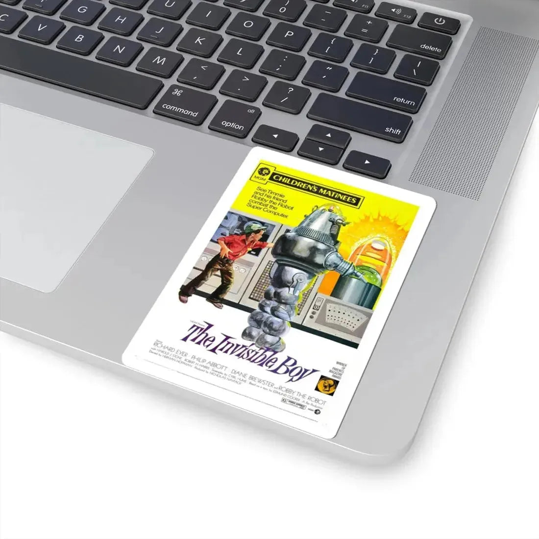 THE INVISIBLE BOY (2) 1957 Movie Poster - STICKER Vinyl Kiss-Cut Decal - The Sticker Space