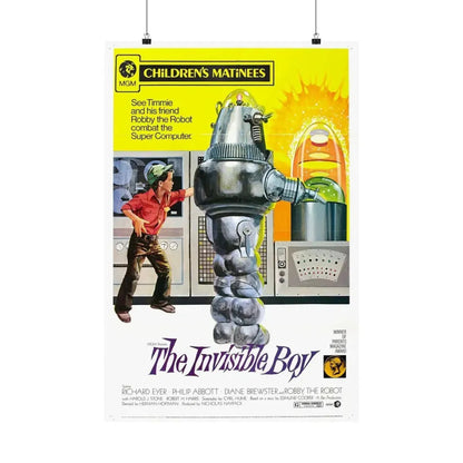 THE INVISIBLE BOY (2) 1957 - Paper Movie Poster 20″ x 30″ Matte - The Sticker Space