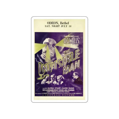THE INVISIBLE MAN (2) 1933 Movie Poster STICKER Vinyl Die-Cut Decal 4 Inch - The Sticker Space