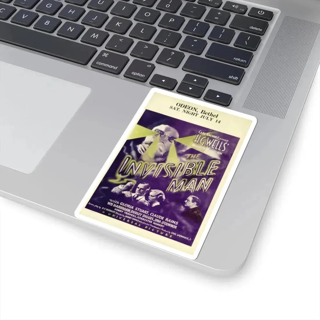 THE INVISIBLE MAN (2) 1933 Movie Poster - STICKER Vinyl Kiss-Cut Decal - The Sticker Space