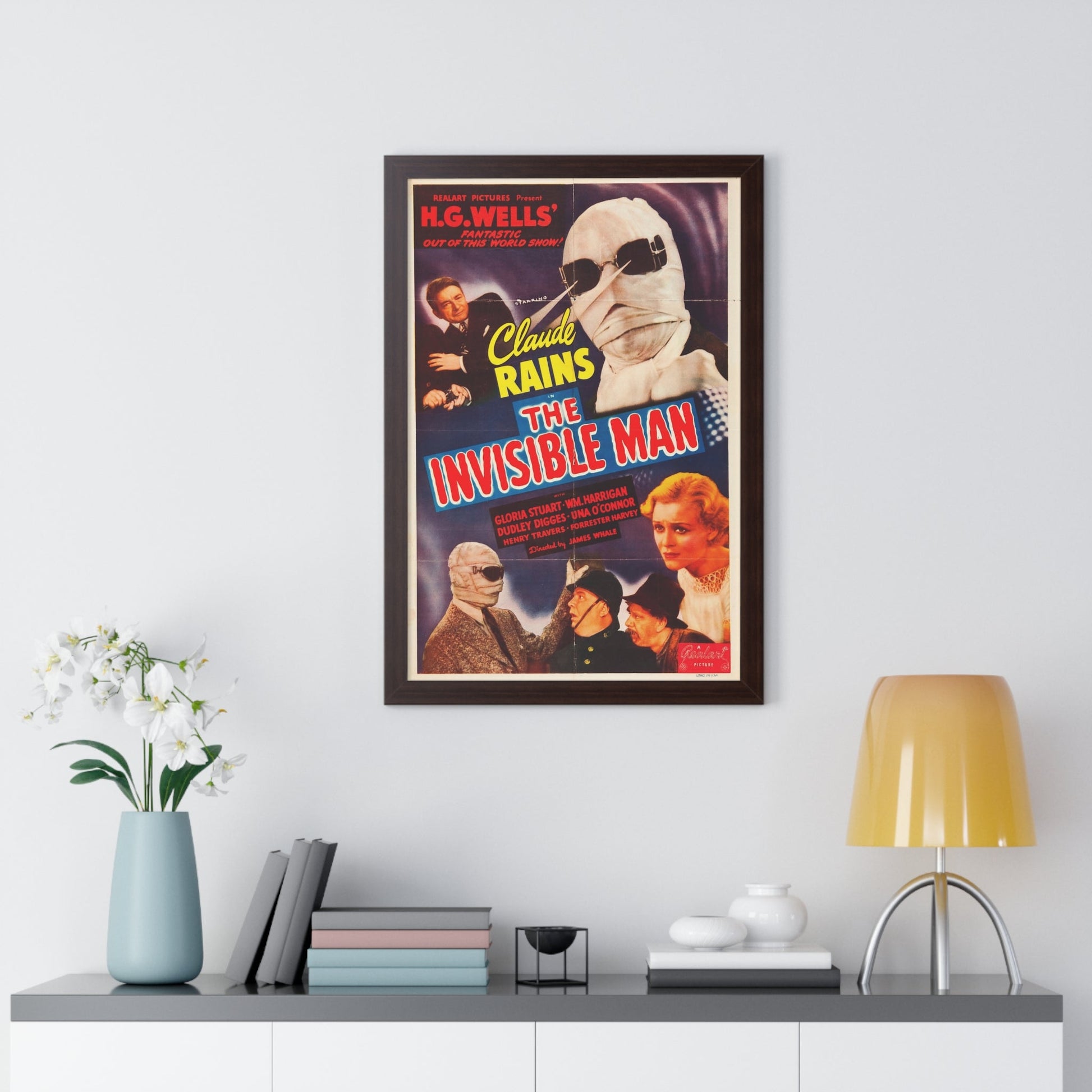 THE INVISIBLE MAN (3) 1933 - Framed Movie Poster-The Sticker Space