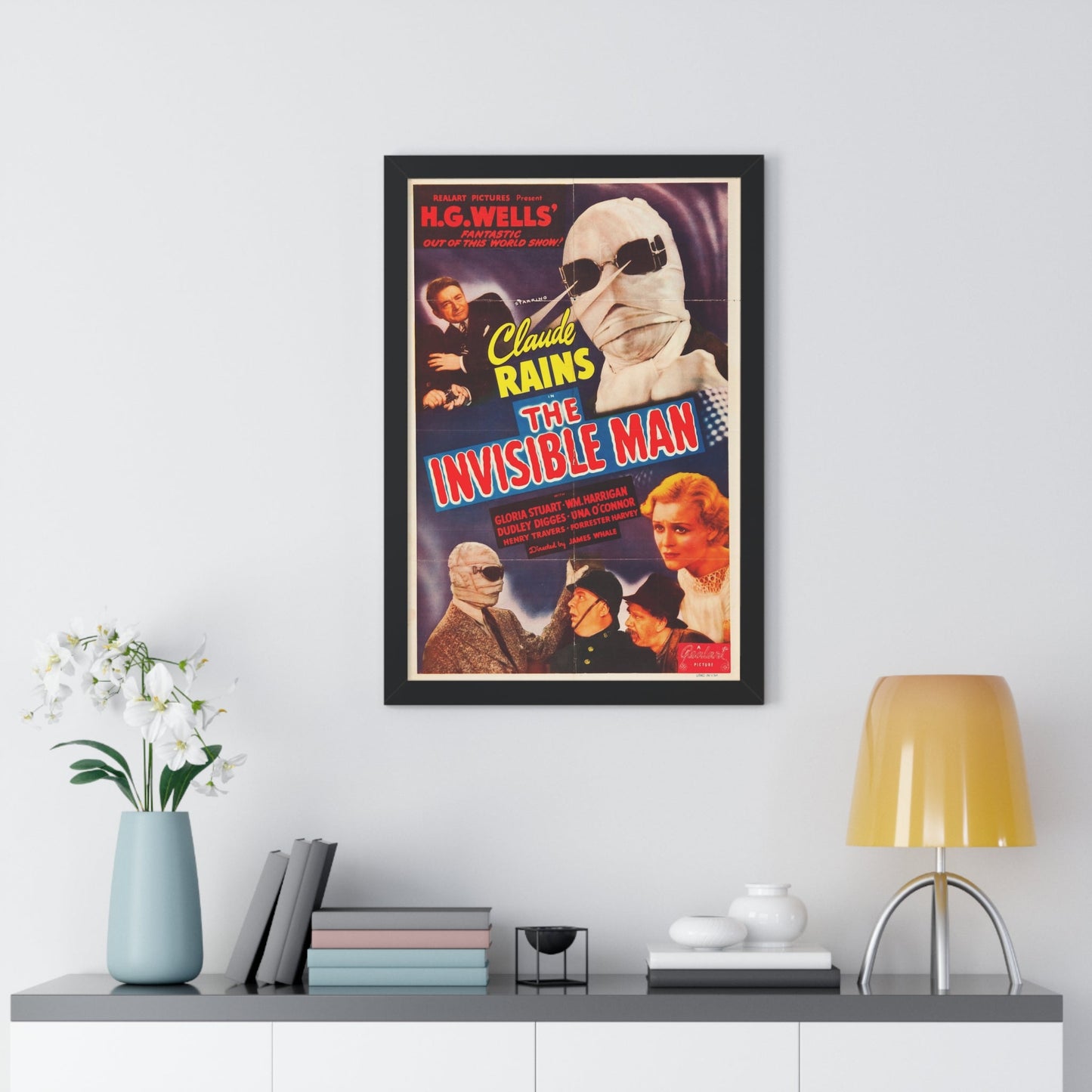 THE INVISIBLE MAN (3) 1933 - Framed Movie Poster-The Sticker Space