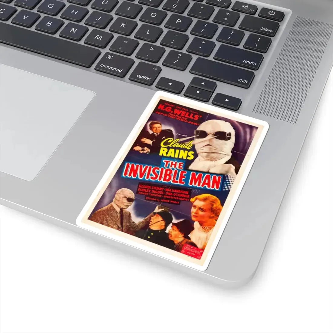 THE INVISIBLE MAN (3) 1933 Movie Poster - STICKER Vinyl Kiss-Cut Decal - The Sticker Space