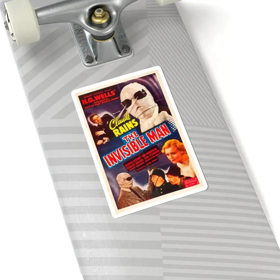 THE INVISIBLE MAN (3) 1933 Movie Poster - STICKER Vinyl Kiss-Cut Decal - The Sticker Space