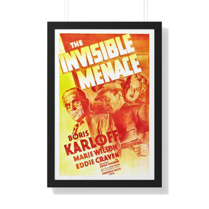 THE INVISIBLE MENACE 1938 - Framed Movie Poster-20" x 30"-The Sticker Space