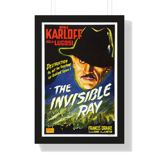 THE INVISIBLE RAY (2) 1936 - Framed Movie Poster-16″ x 24″-The Sticker Space