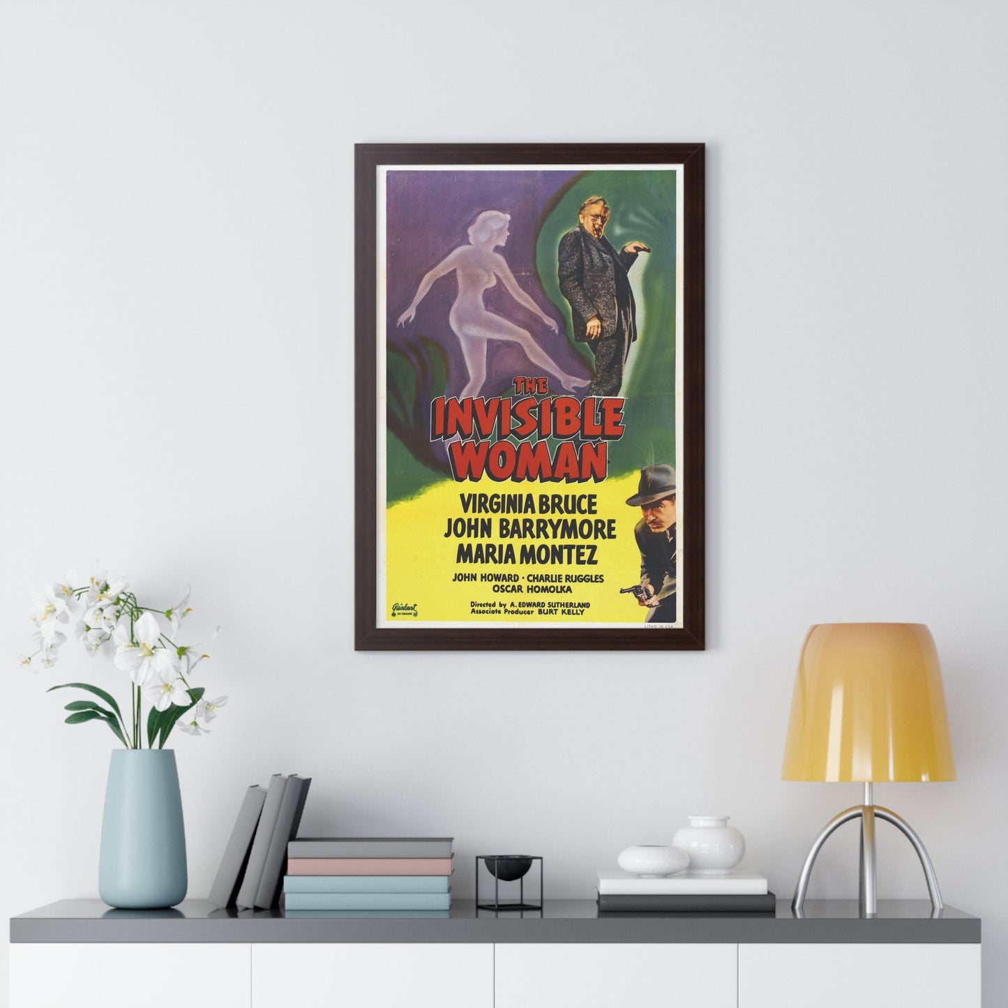 THE INVISIBLE WOMAN 1940 - Framed Movie Poster-The Sticker Space