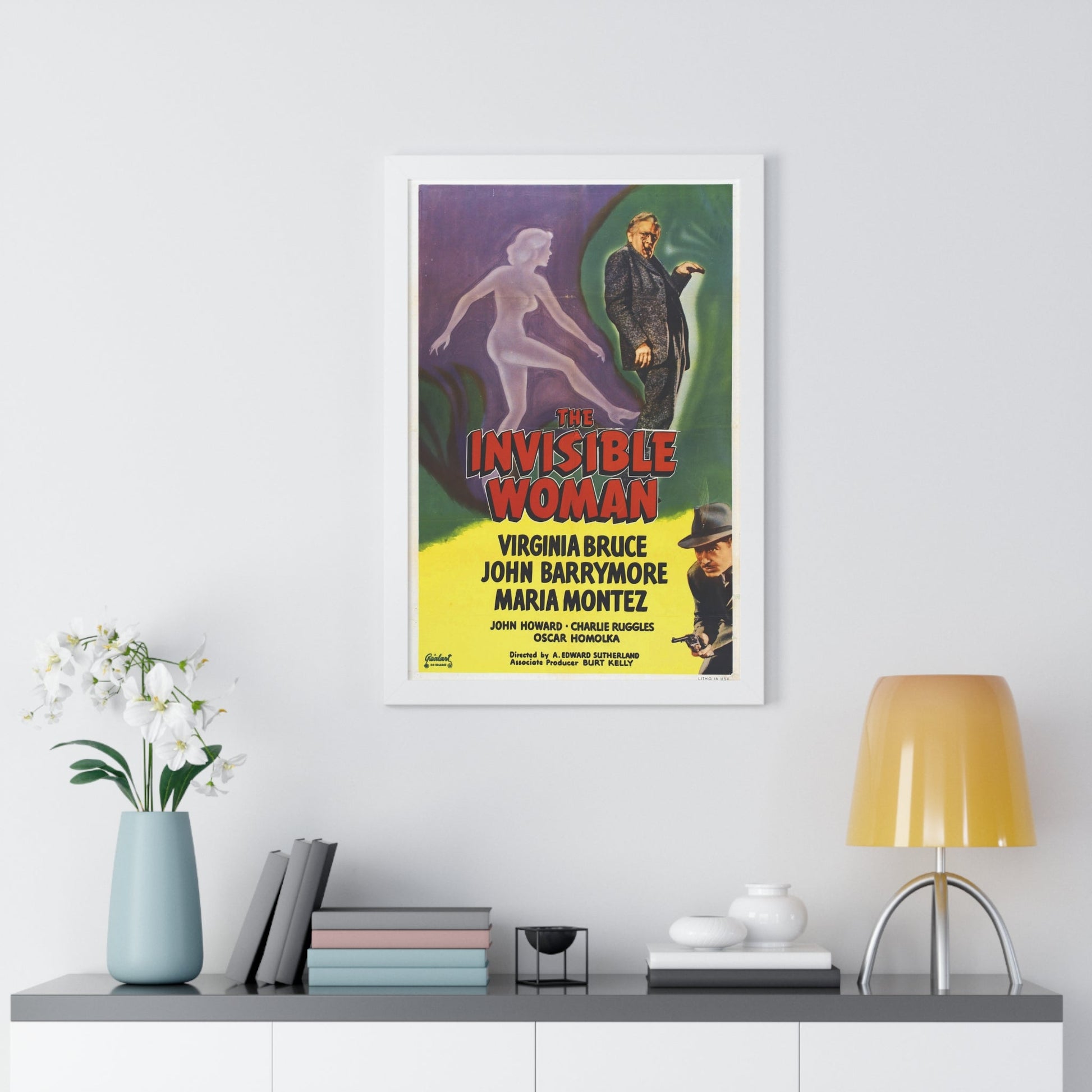 THE INVISIBLE WOMAN 1940 - Framed Movie Poster-The Sticker Space