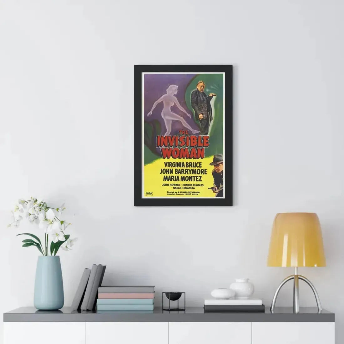 THE INVISIBLE WOMAN 1940 - Framed Movie Poster - The Sticker Space