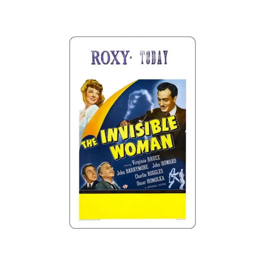 THE INVISIBLE WOMAN (2) 1940 Movie Poster STICKER Vinyl Die-Cut Decal 2 Inch - The Sticker Space