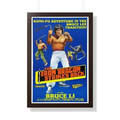 THE IRON DRAGON STRIKES BACK 1979 - Framed Movie Poster-20" x 30"-The Sticker Space