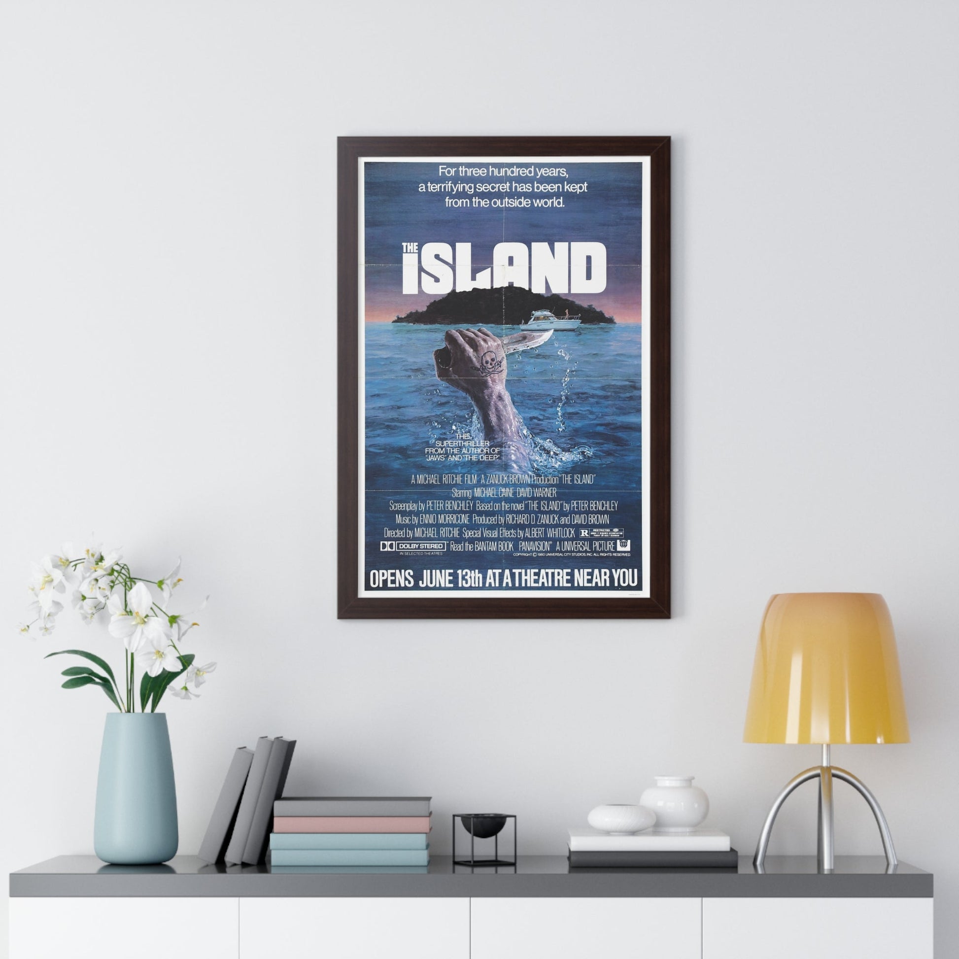 THE ISLAND 1980 - Framed Movie Poster-The Sticker Space