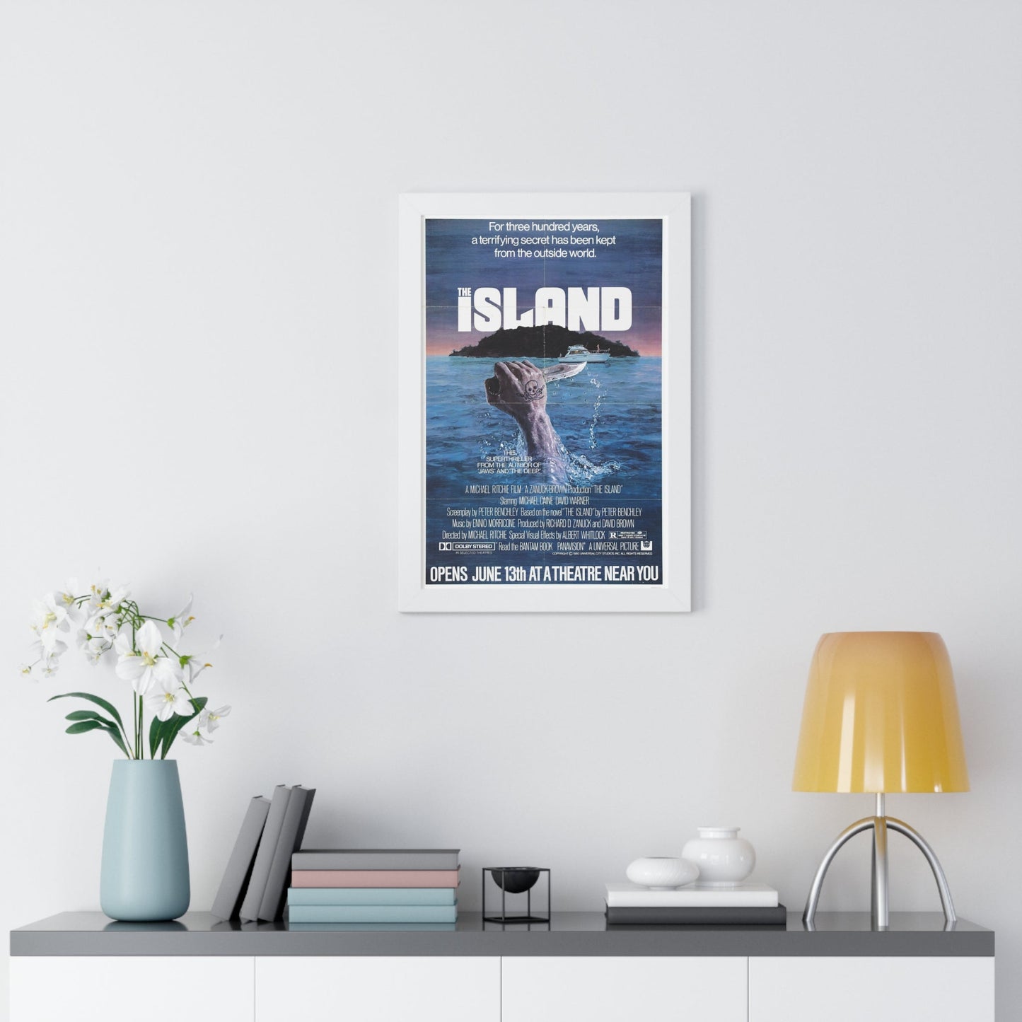 THE ISLAND 1980 - Framed Movie Poster-The Sticker Space