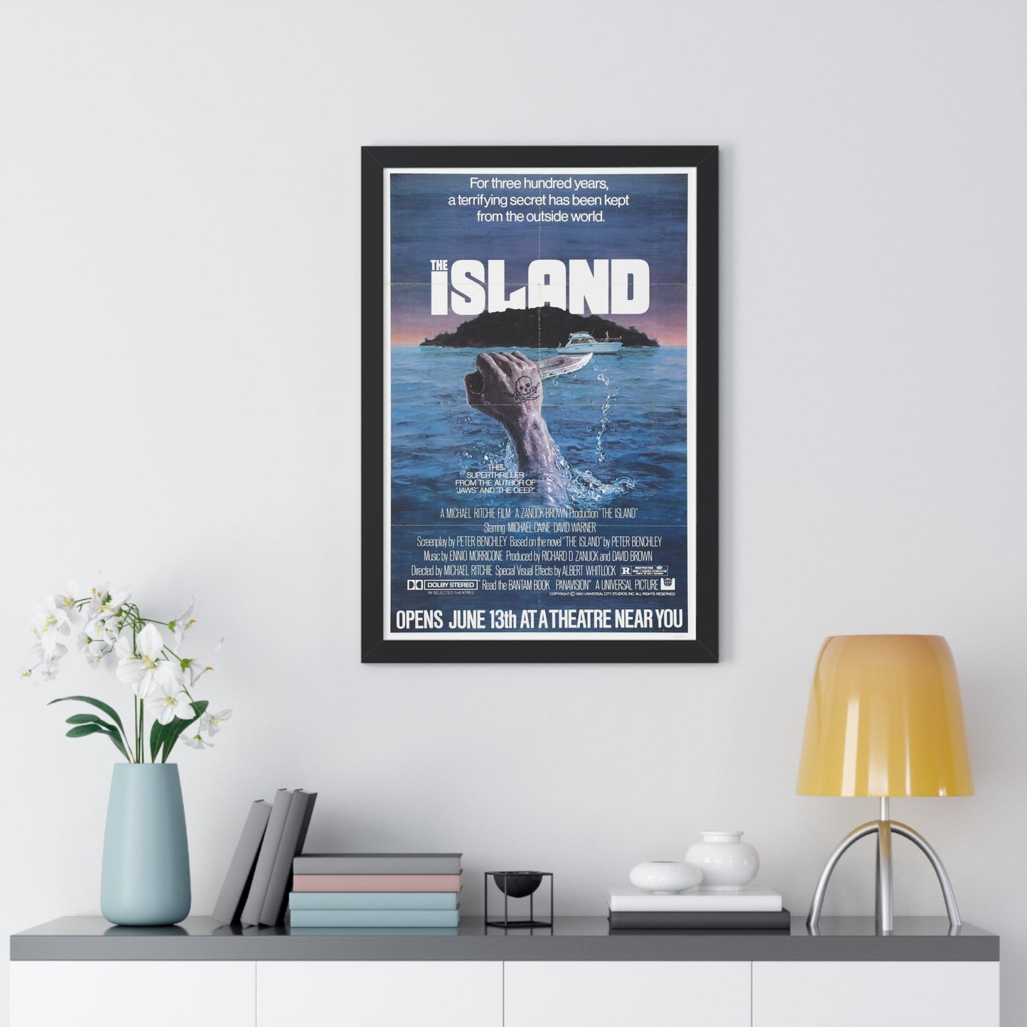 THE ISLAND 1980 - Framed Movie Poster-The Sticker Space