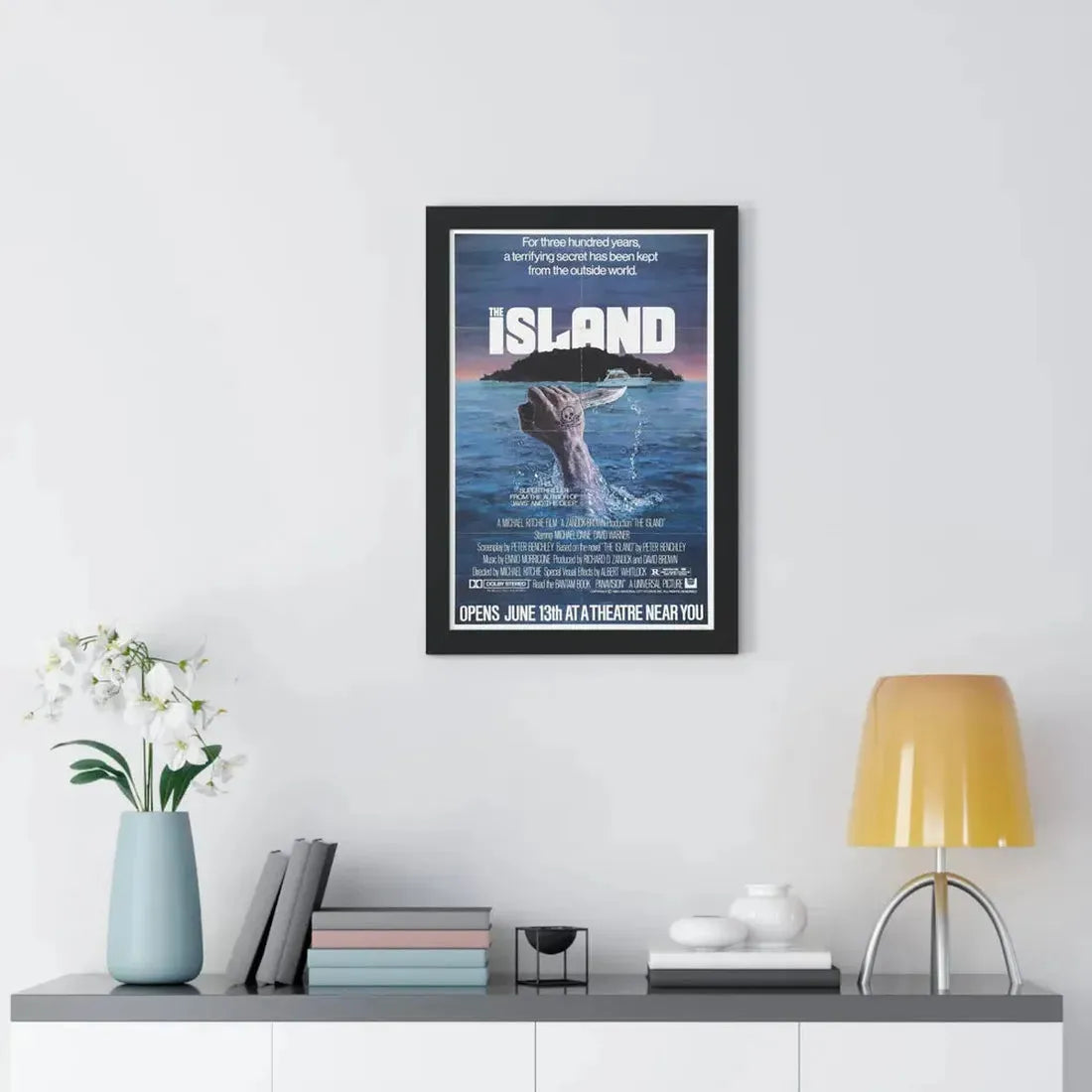 THE ISLAND 1980 - Framed Movie Poster - The Sticker Space