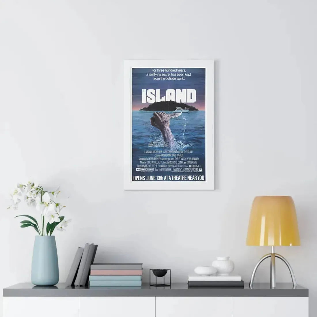 THE ISLAND 1980 - Framed Movie Poster - The Sticker Space
