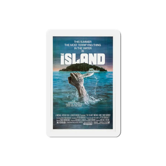The Island 1980 Movie Poster Refrigerator Magnet 2 Inch - The Sticker Space