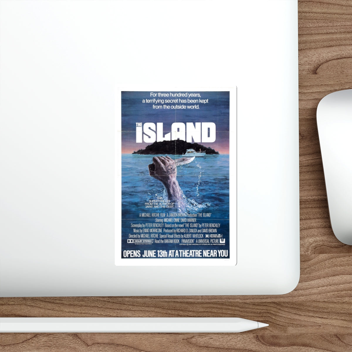 THE ISLAND 1980 Movie Poster STICKER Vinyl Die-Cut Decal-The Sticker Space