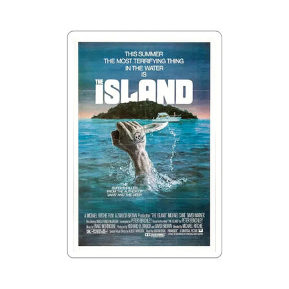 The Island 1980 Movie Poster - STICKER Vinyl Kiss-Cut Decal - The Sticker Space