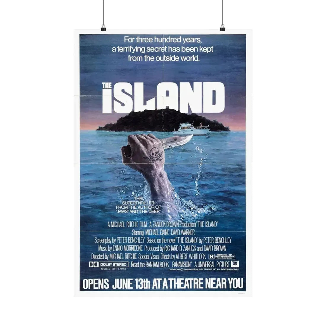 THE ISLAND 1980 - Paper Movie Poster 24″ x 36″ Matte - The Sticker Space