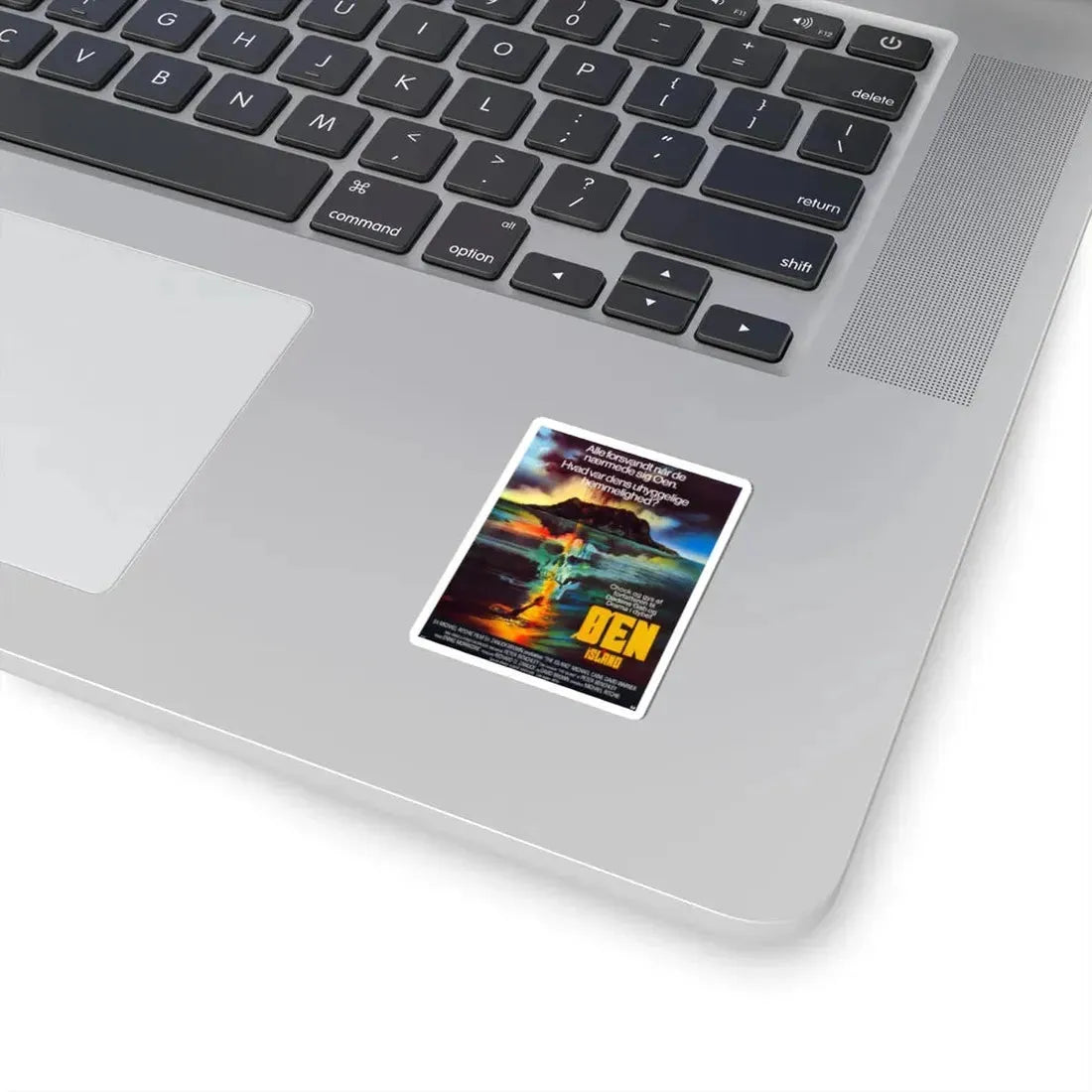 THE ISLAND (DANISH) 1980 Movie Poster - STICKER Vinyl Kiss-Cut Decal - The Sticker Space