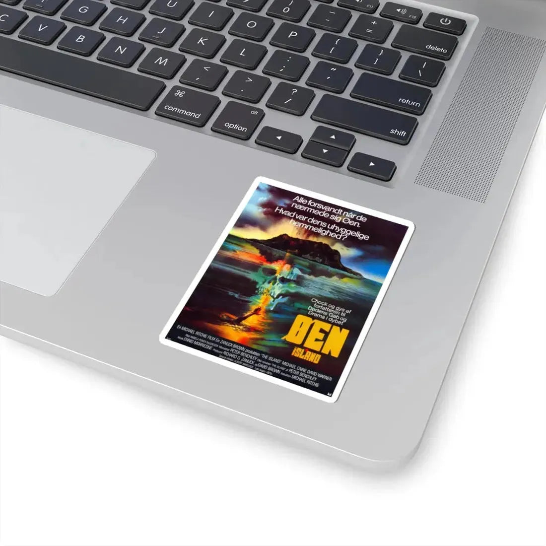 THE ISLAND (DANISH) 1980 Movie Poster - STICKER Vinyl Kiss-Cut Decal - The Sticker Space