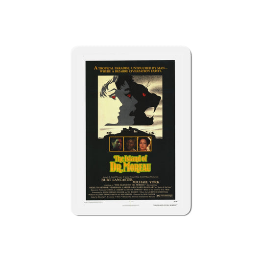 The Island of Dr Moreau 1977 Movie Poster Die-Cut Magnet-2 Inch-The Sticker Space