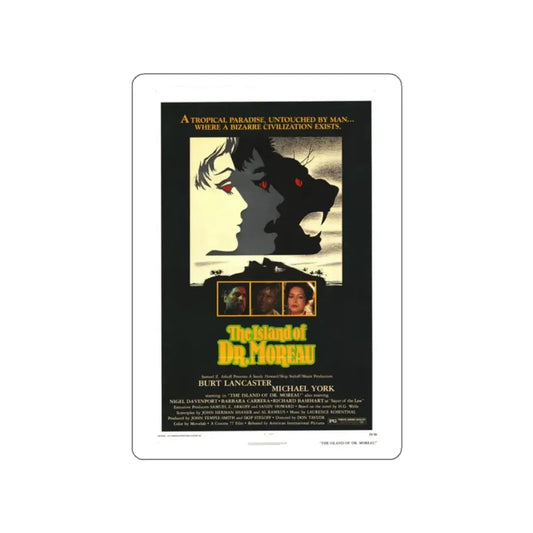 THE ISLAND OF DR. MOREAU 1977 Movie Poster STICKER Vinyl Die-Cut Decal 2 Inch - The Sticker Space