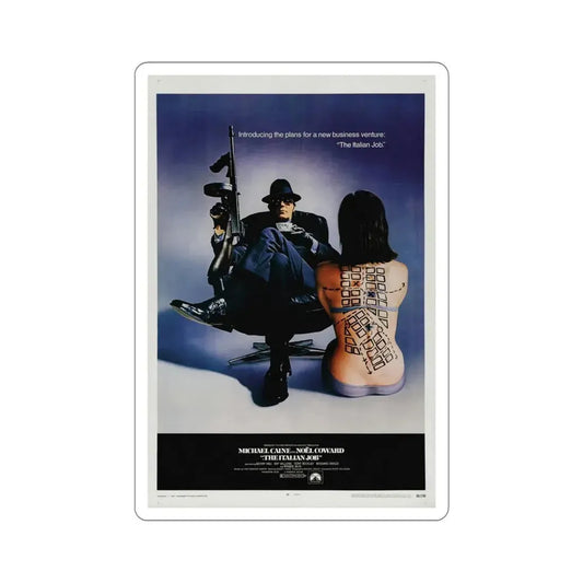 The Italian Job 1969 Movie Poster STICKER Vinyl Die-Cut Decal 6 Inch - The Sticker Space