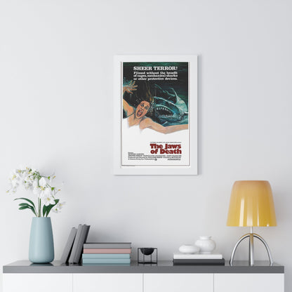 THE JAWS OF DEATH 1976 - Framed Movie Poster-The Sticker Space