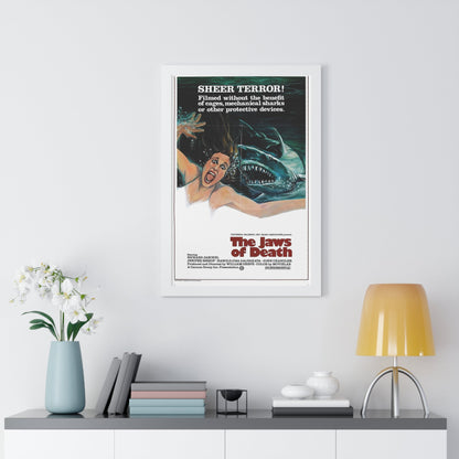 THE JAWS OF DEATH 1976 - Framed Movie Poster-The Sticker Space