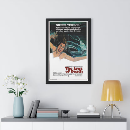 THE JAWS OF DEATH 1976 - Framed Movie Poster-The Sticker Space