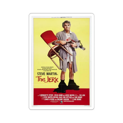 The Jerk 1979 Movie Poster - STICKER Vinyl Kiss-Cut Decal 6 Inch White - The Sticker Space